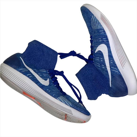 Nike Other - NIke LunarEpic FlyKnit Lunarlon Blue Running Sneakers (exact size? Read Below)